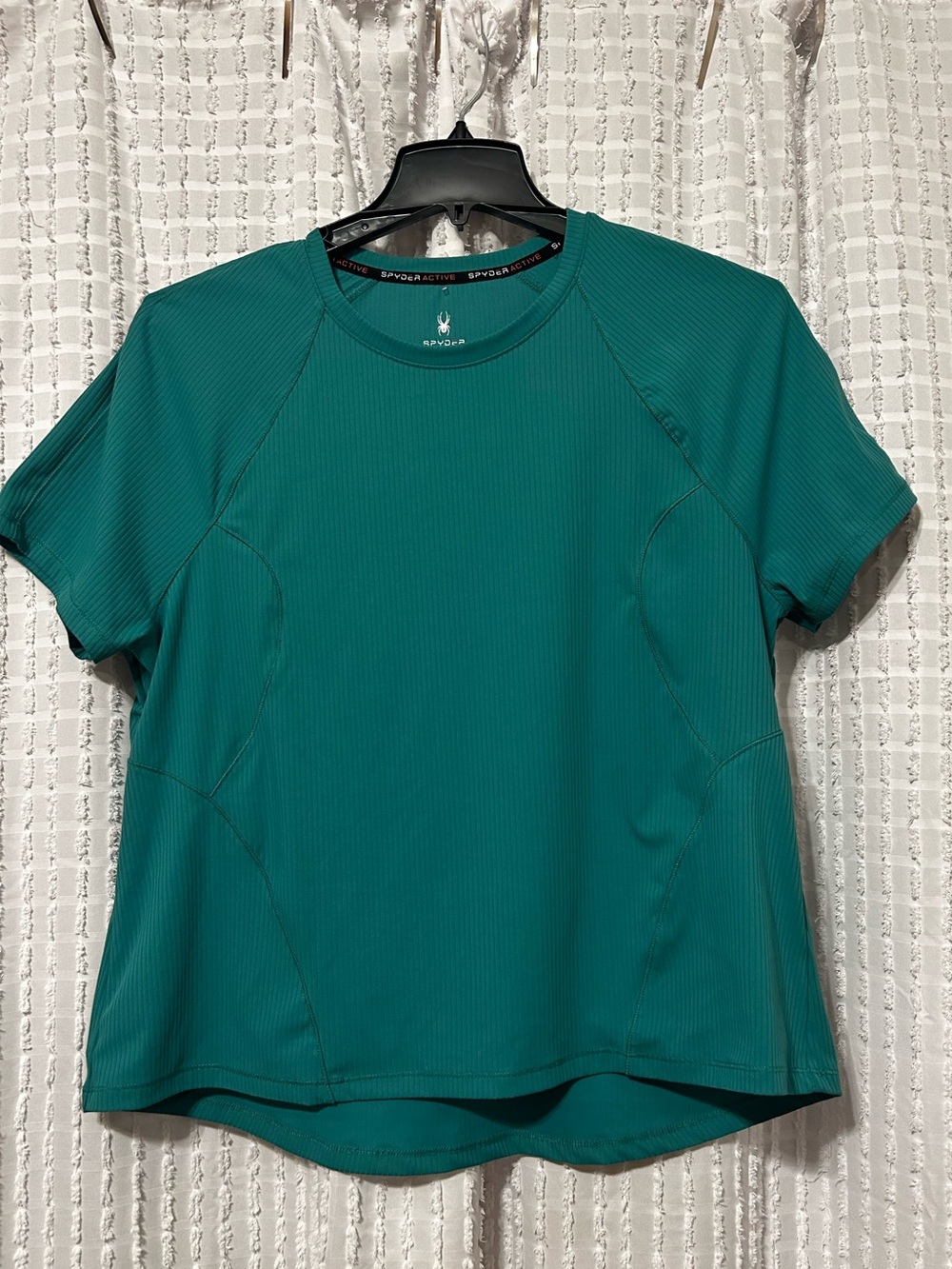 Spyder Women's XXL Green Performance Short Sleeve Top